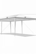 10x20 Ft White Party Tent – Full View with Windows

10x20 Ft Outdoor Tent – Side Angle with Canopy

10x20 Ft Event Tent – Inside View Setup

Durable Polyethylene White Party Tent – Rear Angle

Waterproof Party Tent with Steel Frame – Lawn Setup