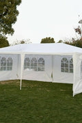 10x20 Ft White Party Tent – Full View with Windows

10x20 Ft Outdoor Tent – Side Angle with Canopy

10x20 Ft Event Tent – Inside View Setup

Durable Polyethylene White Party Tent – Rear Angle

Waterproof Party Tent with Steel Frame – Lawn Setup