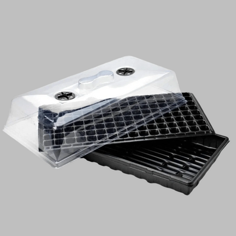 10×20 Garden Seedling Tray with Clear Dome and Vents – Propagation Starter Kit for Seed Germination