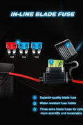 NEW 10FT LED Light Bar Wiring Harness with Rocker Switch & On/Off Switch 920648 - with 1 Pc LED Bar Wiring Harness Switch | Sold by Uncle Wiener's Wholesale