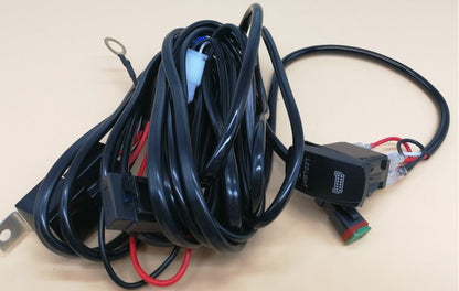 NEW 10FT LED Light Bar Wiring Harness with Rocker Switch & On/Off Switch 920648 - with 1 Pc LED Bar Wiring Harness Switch | Sold by Uncle Wiener's Wholesale