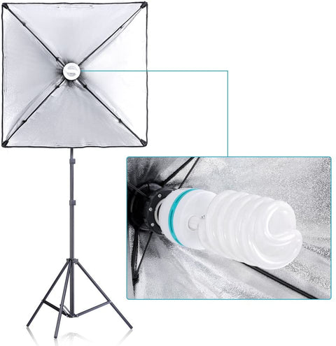 New 10FT Photo Studio Lighting Kit ��� Complete Video & Photography Setup with Backdrops, Softboxes, Umbrellas & Stands 56CMS - with | Sold by Uncle Wiener's Who