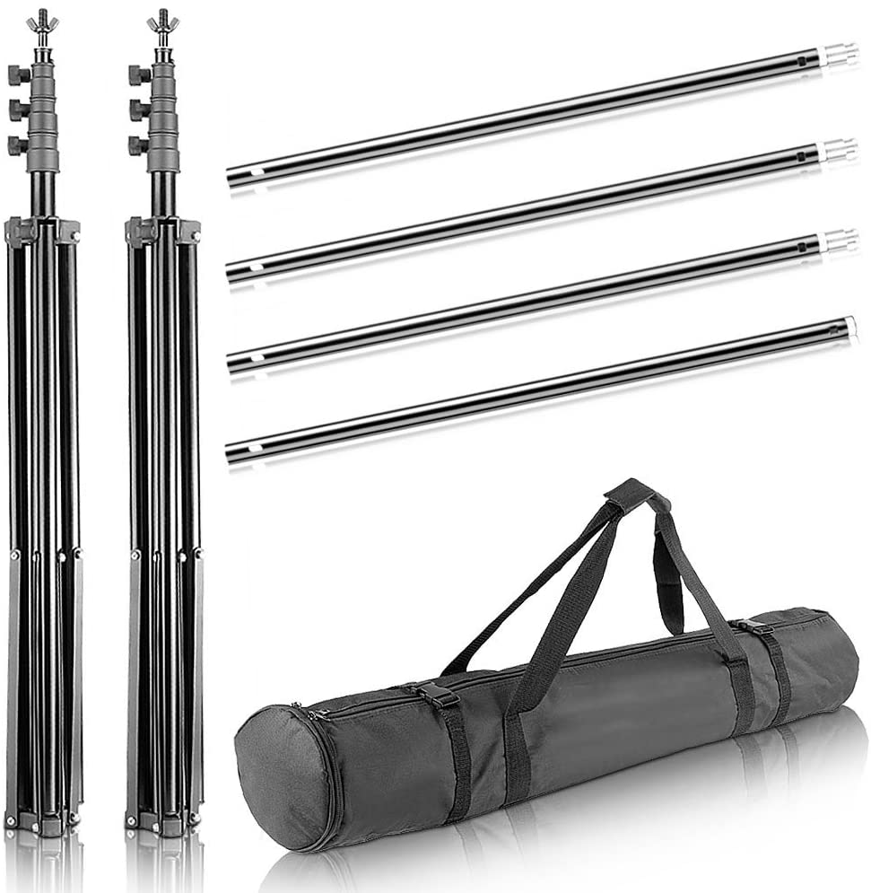 New 10FT Photo Studio Lighting Kit ��� Complete Video & Photography Setup with Backdrops, Softboxes, Umbrellas & Stands 56CMS - with | Sold by Uncle Wiener's Who