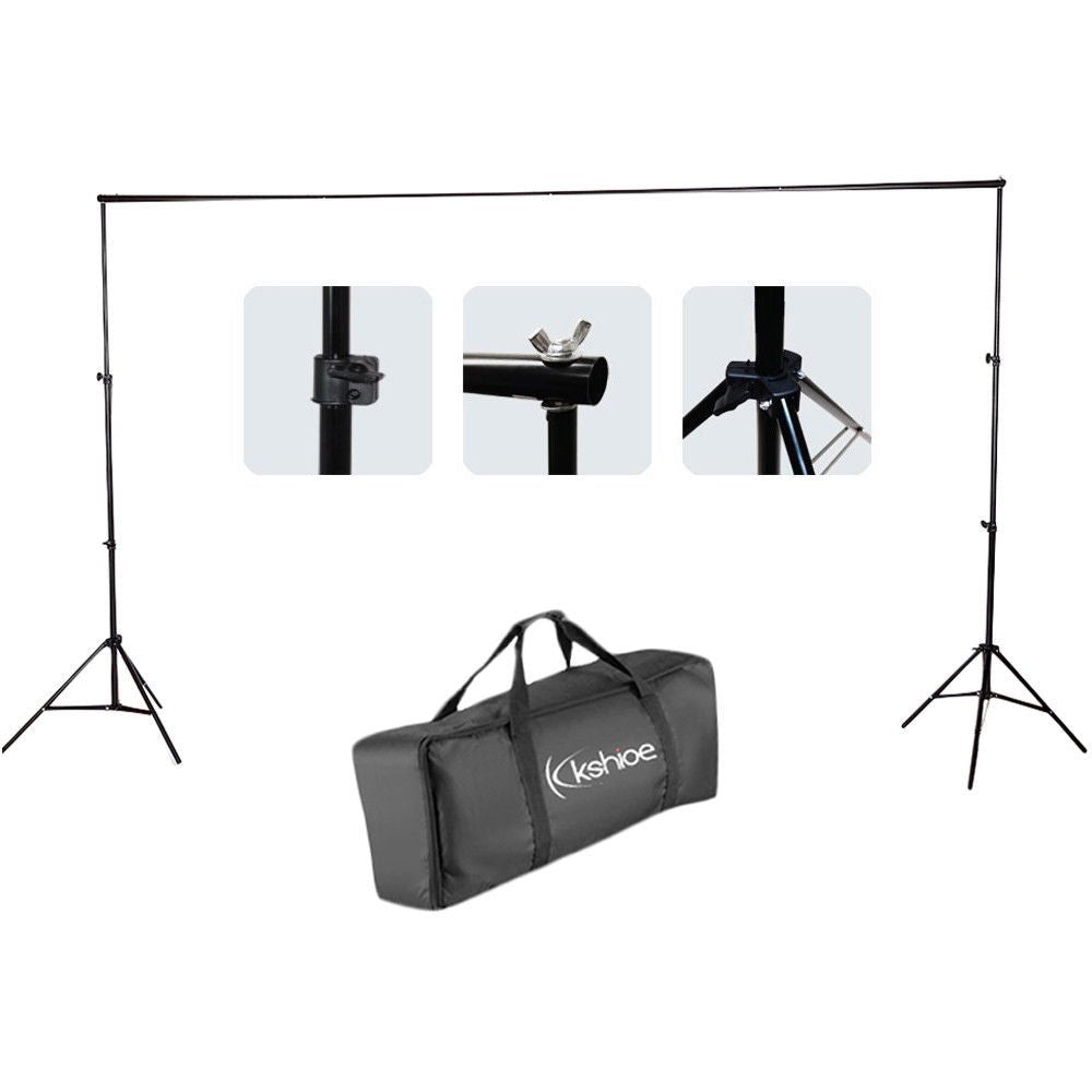 New 10FT Professional Photography Backdrop Stand Kit ��� Heavy - Duty Steel Support System S1083 - with | Sold by Uncle Wiener's Who