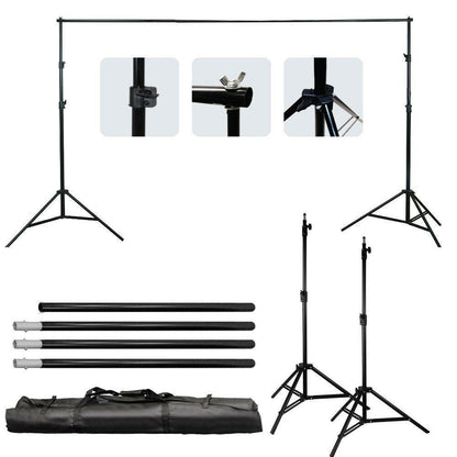 New 10FT Professional Photography Backdrop Stand Kit ��� Heavy - Duty Steel Support System S1083 - with | Sold by Uncle Wiener's Who