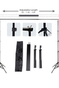New 10FT Professional Photography Backdrop Stand Kit ��� Heavy - Duty Steel Support System S1083 - with | Sold by Uncle Wiener's Who