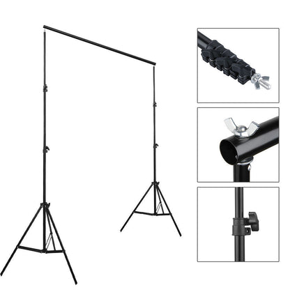 New 10FT Professional Photography Backdrop Stand Kit ��� Heavy - Duty Steel Support System S1083 - with | Sold by Uncle Wiener's Who