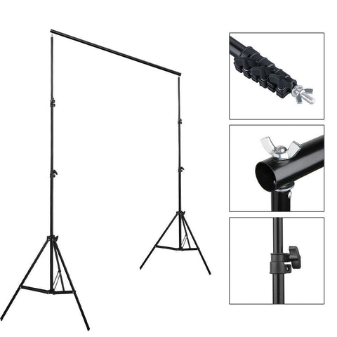 New 10FT Professional Photography Backdrop Stand Kit ��� Heavy - Duty Steel Support System S1083 - with | Sold by Uncle Wiener's Who