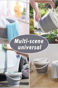 New 10L Collapsible Silicone Bucket – Portable Folding Bucket for Camping, Fishing & Travel 10L23 - with | Sold by Uncle Wiener's Wholesale