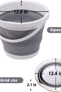 New 10L Collapsible Silicone Bucket – Portable Folding Bucket for Camping, Fishing & Travel 10L23 - with | Sold by Uncle Wiener's Wholesale