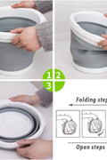 New 10L Collapsible Silicone Bucket – Portable Folding Bucket for Camping, Fishing & Travel 10L23 - with | Sold by Uncle Wiener's Wholesale