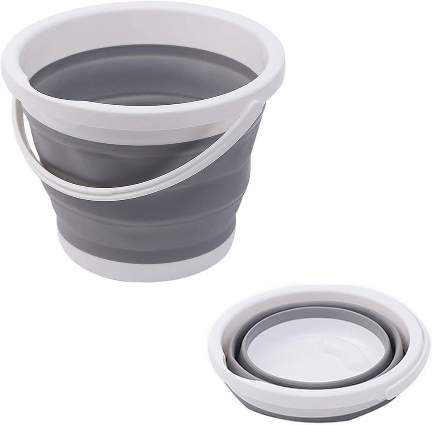 New 10L Collapsible Silicone Bucket – Portable Folding Bucket for Camping, Fishing & Travel 10L23 - with | Sold by Uncle Wiener's Wholesale