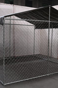 Spacious 10×10×6 ft dog run cage with durable fencing