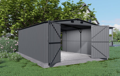 New 10x20 & 13x20 FT Metal Storage Garage Sheds – Reinforced Steel Frame - with 13x20 ft Building | Sold by Uncle Wiener's Wholesale