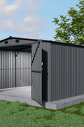 New 10x20 & 13x20 FT Metal Storage Garage Sheds – Reinforced Steel Frame - with 13x20 | Sold by Uncle Wiener's Wholesale