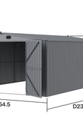 New 10x20 & 13x20 FT Metal Storage Garage Sheds – Reinforced Steel Frame - with 13x20 ft Building | Sold by Uncle Wiener's Wholesale