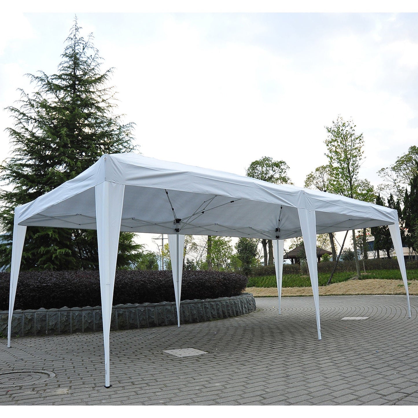 "10x20 FT Heavy Duty Pop-Up Wedding Party Tent Outdoor White Canopy"

"White 10x20 FT Gazebo Tent for Outdoor Events and Markets"

"Instant Shade 10x20 FT Pop-Up Event Tent with Heavy-Duty Frame"