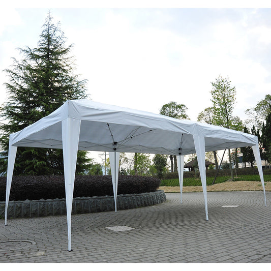 "10x20 FT Heavy Duty Pop-Up Wedding Party Tent Outdoor White Canopy"

"White 10x20 FT Gazebo Tent for Outdoor Events and Markets"

"Instant Shade 10x20 FT Pop-Up Event Tent with Heavy-Duty Frame"