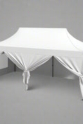 10x20 FT waterproof pop-up canopy tent with screened mesh windows and detachable sidewalls for outdoor events and parties
