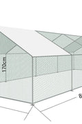 New 10x26 FT Dog Kennel Chicken Run Cage with Sun Shelter – SKUCK258 - with | Sold by Uncle Wiener's Wholesale