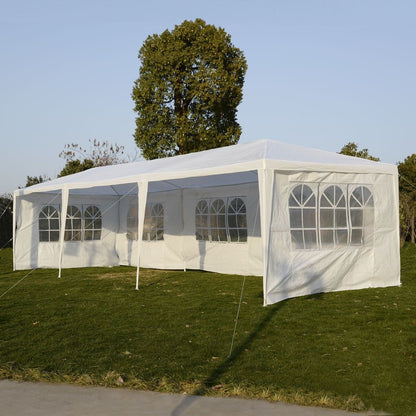 "10x30 FT White Party Tent with 7 Window Panels Outdoor Event Canopy"

"Heavy Duty Outdoor Wedding Canopy 10x30 FT with Window Sidewalls"

"Large White Event Tent for Parties, Weddings, and Gatherings"