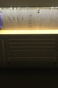 84" stainless steel tool bench with LED lighting and drawers

Solid wood top garage workbench with 11 storage drawers

Professional stainless steel tool station with LED bar

Close-up of drawer handles on heavy-duty tool bench

Industrial workbench with built-in lights and hardwood surface