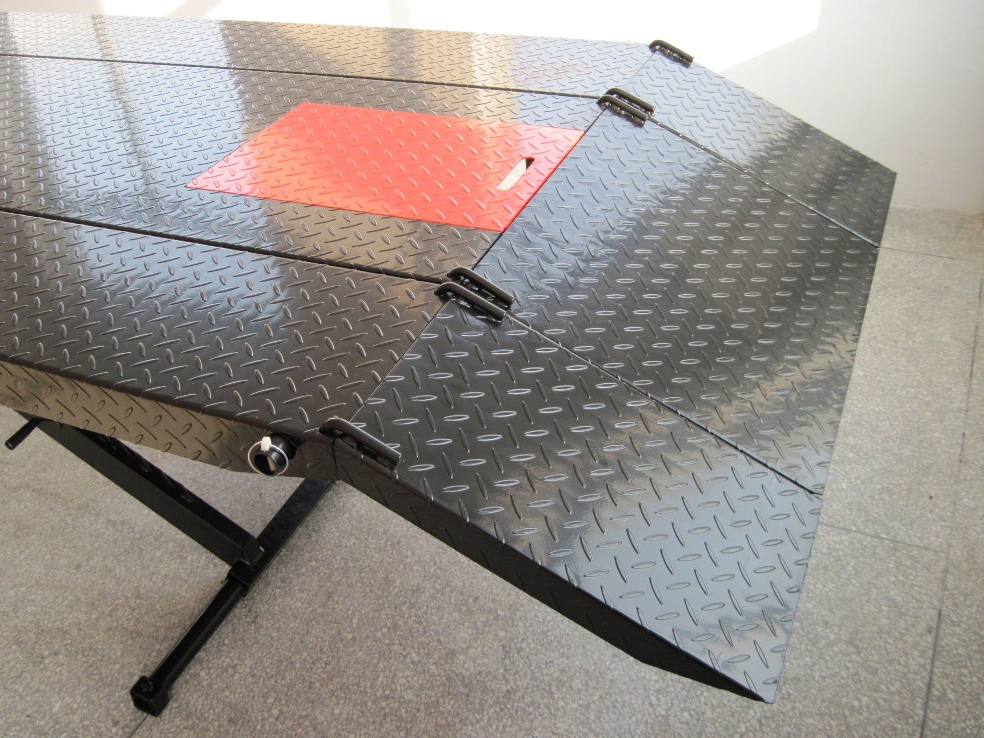 “1100 LB air-operated scissor lift for motorcycles”

“Hydraulic ATV lift with ramp and side extensions”

“Garage motorcycle lift with rear wheel access”

“Heavy-duty air-powered scissor hoist for bikes”

“Hydraulic scissor lift platform with ramp”