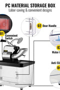 New 110V Commercial Ice Crusher & Shaved Ice Machine – Heavy - Duty Ice Shaver for Restaurants & Events S1185 - with | Sold by Uncle Wiener's Wholesale