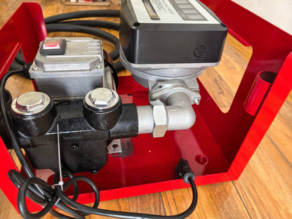 FP60 Diesel Fuel Transfer Pump – 110V Cast Iron with Digital Meter
Complete Diesel Pump Kit with Hose, Nozzle & Liter Meter
High Flow 60L/Min Diesel Pump – Model FP60 with Accessories