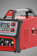 Compact MMA160DV welder showing side vents and durable housing