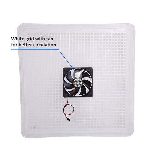 112-egg digital incubator with humidity and temperature control – EW112
Automatic poultry egg hatcher with LED display and turning tray