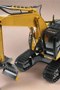 RC demolition grapple excavator with 16-channel remote control
1:14 scale yellow remote control construction vehicle
Functional toy excavator with 680-degree rotating cab
STEM learning RC excavator toy for kids and adults