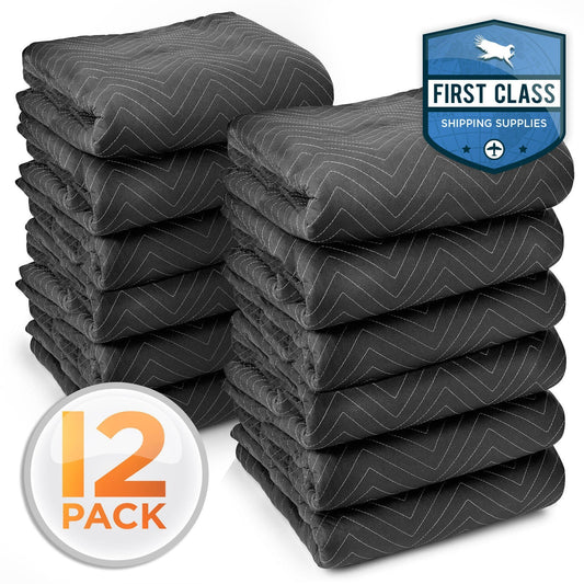 New 12 & 10 Pack Moving Blankets – Heavy - Duty Furniture Pads 80x72 & 80x90 Inches for Protection During Moving & Storage - with 72x80 | Sold by Uncle Wiener's Wholesale