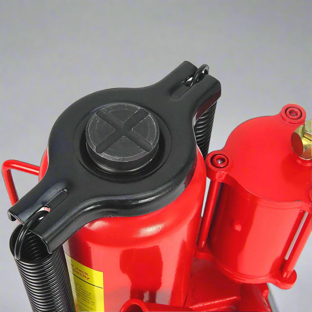 Pressure Valve and Hydraulic Hose Close-Up View
