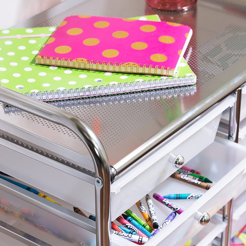 New 12 - Drawer Rolling Plastic Storage Cart – Mobile Organizer with Durable Drawers for Home & Office S3109 - with | Sold by Uncle Wiener's Wholesale