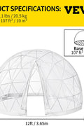 New 12 Ft 10 Person Garden Dome Bubble Tent S3138 - with | Sold by Uncle Wiener's Wholesale