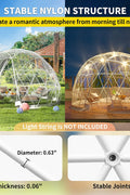 New 12 Ft 10 Person Garden Dome Bubble Tent S3138 - with | Sold by Uncle Wiener's Wholesale