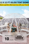 New 12 Ft 10 Person Garden Dome Bubble Tent S3138 - with | Sold by Uncle Wiener's Wholesale