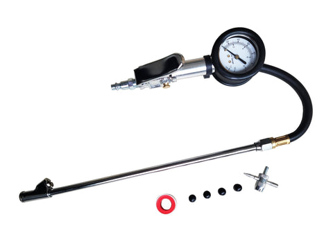 New 12 - Inch Tire Inflation Gauge with Air Chuck – Accurate Tire Pressure Tool S1159 - with | Sold by Uncle Wiener's Wholesale