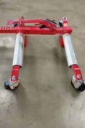 12″ Mechanical Go Jack with 360° PU wheels and foot pedal
Heavy-duty car dolly for sedans, SUVs, and light trucks
Mechanical jack for garages and auto repair shops