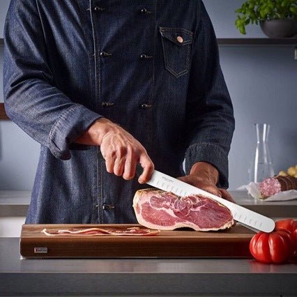 12 Inch Stainless Steel Slicing Carving Knife – S1317 with ergonomic handle and sharp blade for brisket, turkey, and roasts