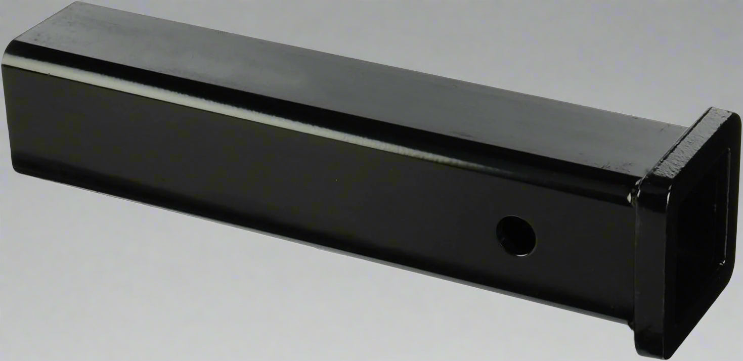 12” × 2” Class III Receiver Tube – Black Steel Hitch Extension
HBF68679 Powder-Coated Receiver Tube – Side View
5000 lb Rated 2” Hitch Extension Tube – Front Angle
Pre-Drilled Class III Hitch Tube – DIY Fabrication Ready