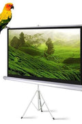 New 120” Diagonal Pull - Down Tripod Projection Screen – 4:3 Matte White Surface TS120 - with | Sold by Uncle Wiener's Wholesale