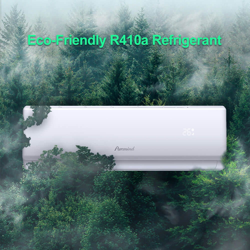 12000 & 24000 BTU ductless mini split air conditioner with remote
Energy-efficient split AC heater system for home or office
Whisper-quiet ductless air conditioner and heater with installation kit