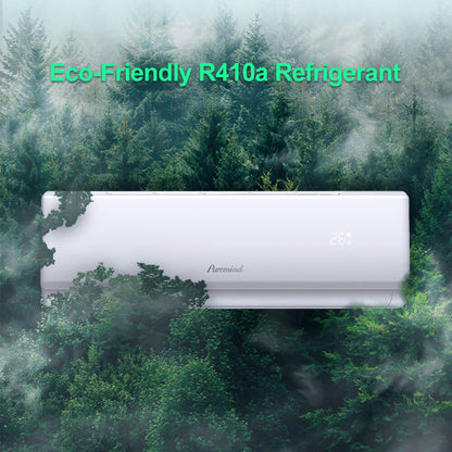 12000 & 24000 BTU ductless mini split air conditioner with remote
Energy-efficient split AC heater system for home or office
Whisper-quiet ductless air conditioner and heater with installation kit