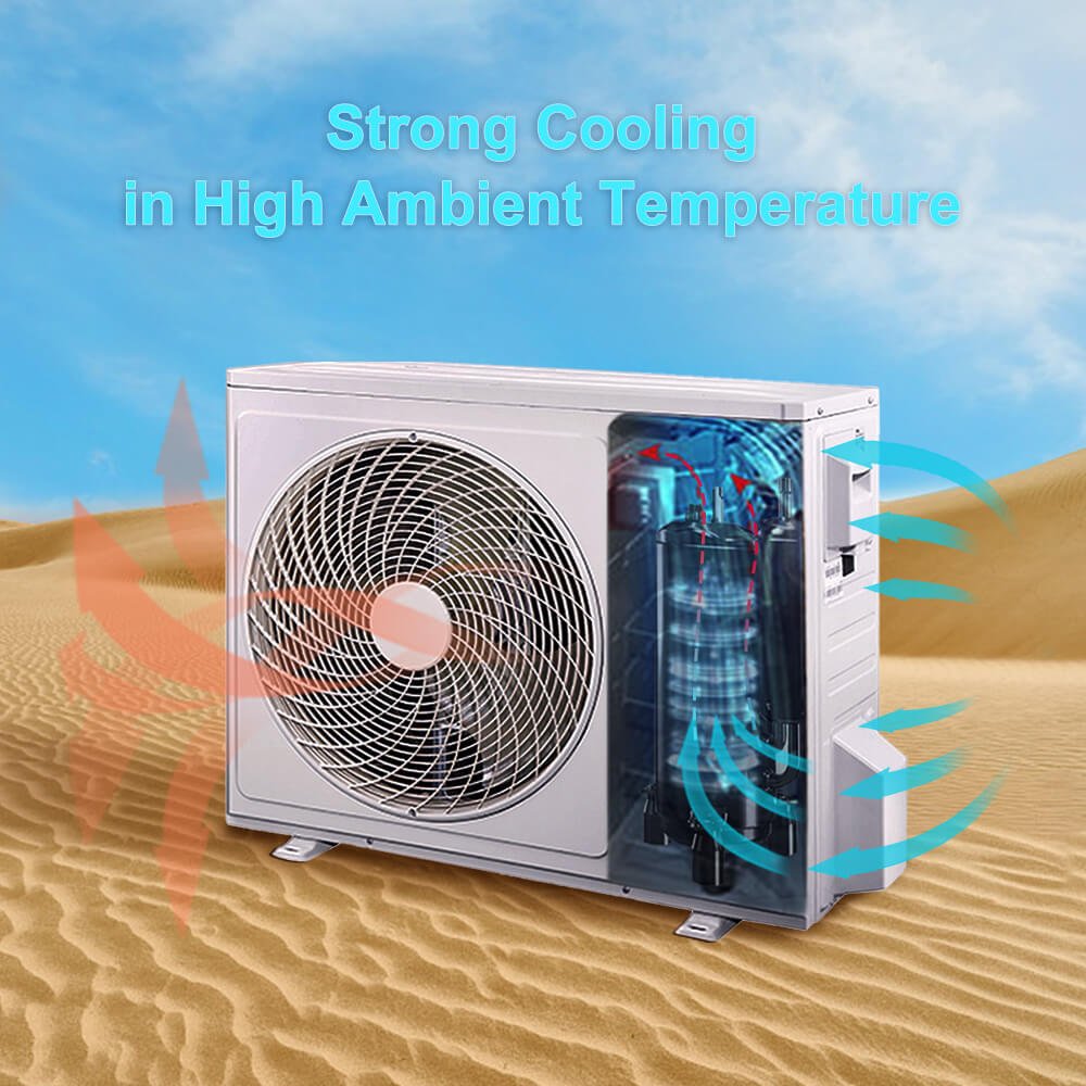 12000 & 24000 BTU ductless mini split air conditioner with remote
Energy-efficient split AC heater system for home or office
Whisper-quiet ductless air conditioner and heater with installation kit