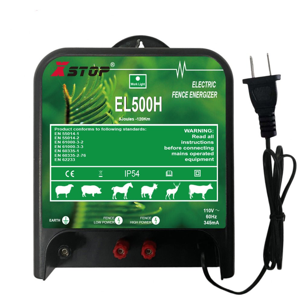 New 120KM Electric Fence Energizer Kit – Livestock & Farm Fencing System Complete Set 125435 - with | Sold by Uncle Wiener's Wholesale