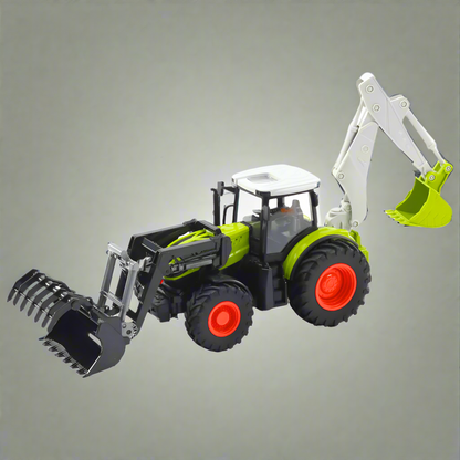"1:24 Scale Remote Control Tractor Loader Toy for Kids"

"6-Channel RC Tractor Farm Toy with Realistic Design"

"Rechargeable Remote Control Tractor and Wagon Set"

"Durable 1:24 Scale RC Farm Truck Vehicles"

"Set of 1:24 Remote Control Farm Trucks for Kids"