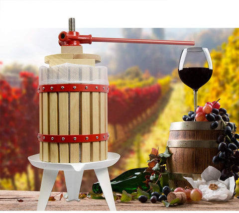 New 12L Heavy Duty Wine & Fruit Press – Cider Making Press for Home and Commercial Use 629WPW - with | Sold by Uncle Wiener's Wholesale