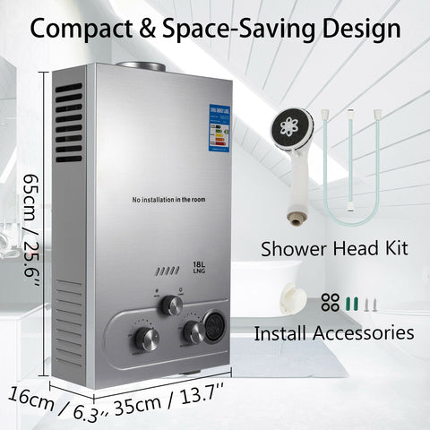 "12L Portable Propane Hot Water Heater for Camping and RV Use"

"Tankless Outdoor Water Heater with Shower Head - Propane Powered"

"Compact 12L Propane Tankless Water Heater for Outdoor Adventures"

"Instant Hot Water Heater with Temperature Display for Campsites"